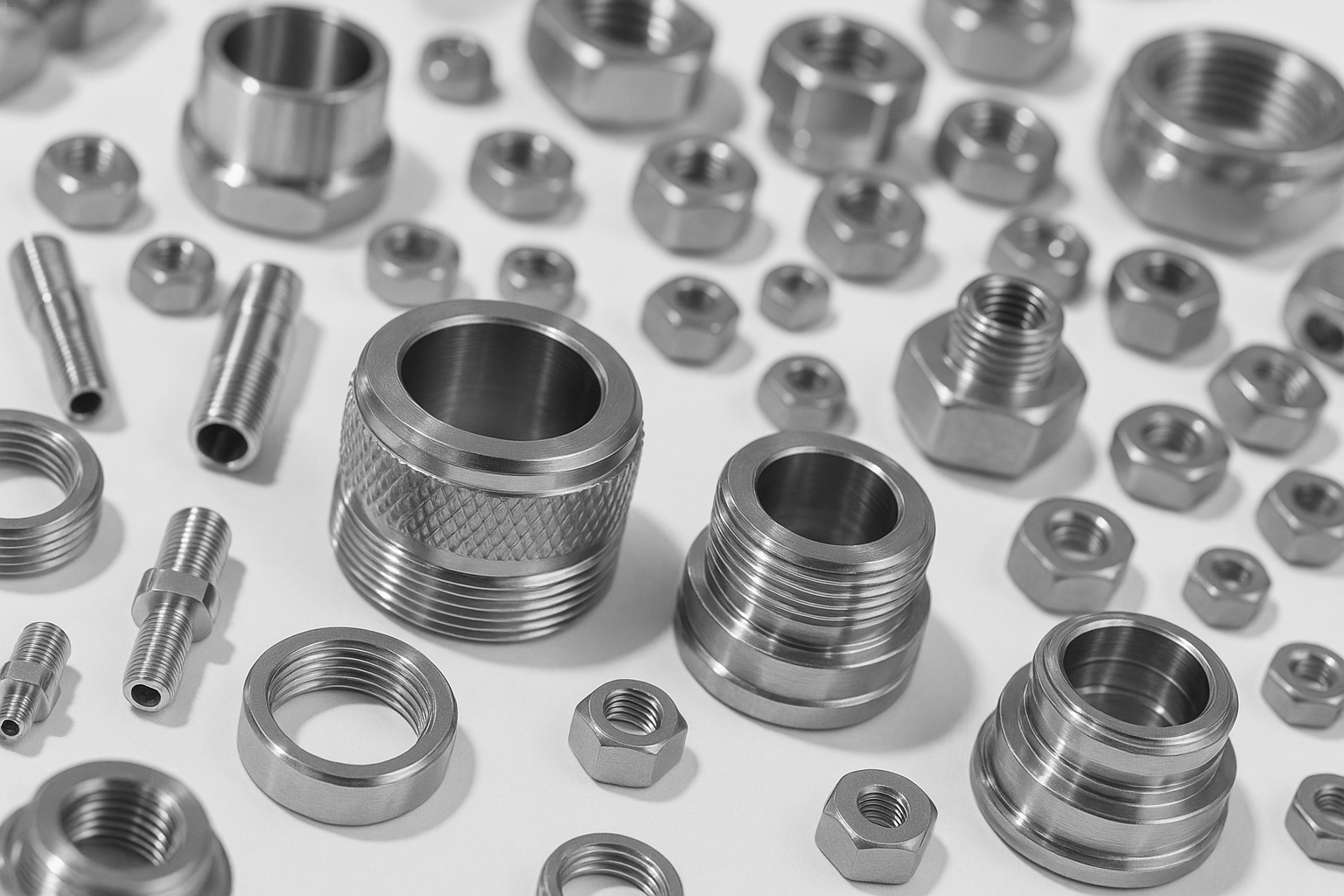 Electropolished stainless parts with reflective finish