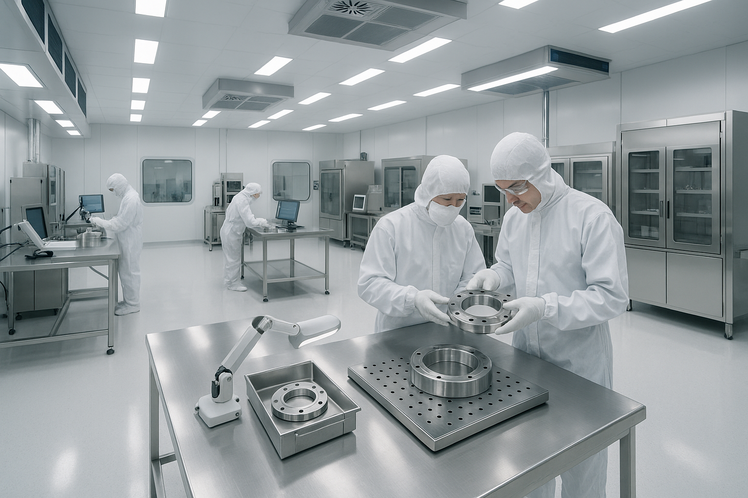 Cleanroom packaging process
